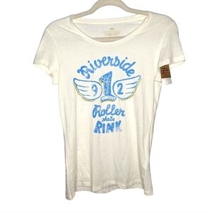 NWT Timeout Jeans Company Riverside Roller Rink 912 Woman's Top size M